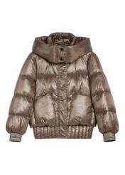 Dámska krátka hnedá bunda KURDT-0608-82(Z25)