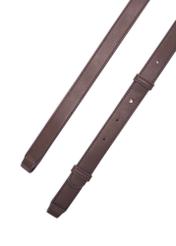 Dámska hnedá kožená taška cez rameno TORES-1253-1I(W26), pohľad na produkt s popruhom na bielom pozadí.