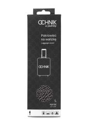 Veľký obal na kufor s monogramom AW-013-0001-98-L(W25), pohľad na produkt v balení na bielom pozadí.