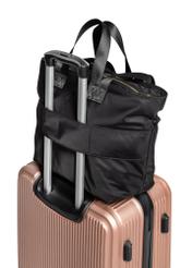 Čierna veľká shopper kabelka TOREN-0325-99(Z25)