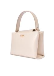 Kožená taška do kufra krémovej farby TORES-1270-0B(W26) - diagonálny pohľad na produkt, na bielom pozadí.