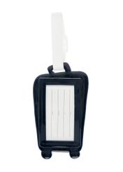 Menovka na batožinu AW-012-0012-7D(W26), pohľad zozadu na bielom pozadí.