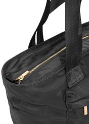 Čierna veľká shopper kabelka TOREN-0325-99(Z25)