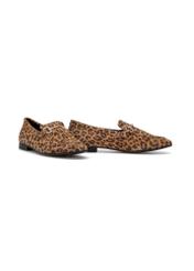 Dámske kožené mokasíny s leopardím vzorom BUTYD-1181-86(W25)-02
