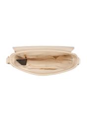 Dámska krémová polokrúhla kabelka TOREC-1184-0B(W26)