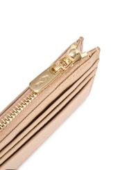 Malá dámska kožená peňaženka PORES-0806R-1B(W26), detail produktu na bielom pozadí.