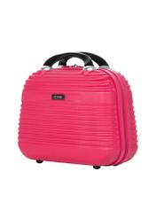 Cestovná kozmetická taška WALAB-0040-5E-14(W26), diagonálny pohľad na produkt na bielom pozadí.