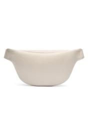 Dámska ľadvinka v krémovej farbe s monogramom TOREC-1158-0B(W26), pohľad zozadu na produkt na bielom pozadí.