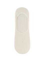 Pánske ponožky krémovej farby SKAMT-0150B-0B(W26), pohľad spredu na bielom pozadí.