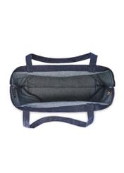 Rifľová nákupná taška TOREN-0334-7H(W26), pohľad na produkt vo vnútri na bielom pozadí.