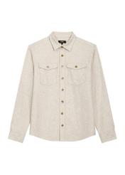 Pánska košeľa oversize s vlnou KOSMT-0373-1A(Z26)