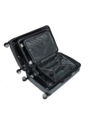 Sada kufrov na kolieskach 19'/24'/28' WALPC-0014-99(W26), pohľad na produkty vo vnútri na bielom pozadí.