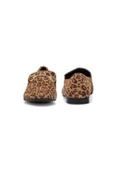 Dámske kožené mokasíny s leopardím vzorom BUTYD-1181-86(W25)-04