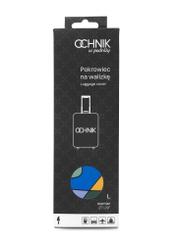 Farebný obal na veľký kufor AW-013-0003-15-L(W25), pohľad na produkt v balení na bielom pozadí.