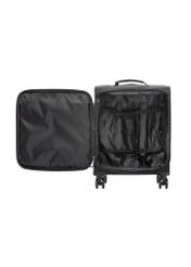 Malý kufor na kolieskach WALNY-0045-99-19(W26), pohľad na produkt vo vnútri na bielom pozadí.