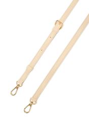 Dámska krémová kabelka s prešívaním TOREC-1151-0B(W26) - detailný záber, na bielom pozadí.