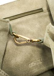 Dámska kožená kabelka TORES-1252-8F(W26) - detailný záber, na bielom pozadí.