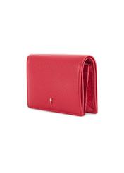 Červená dámska peňaženka s RFID ochranou PORES-0808 RFID-42(Z25)
