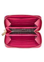 Dámska kožená peňaženka strednej veľkosti PORES-0981-0P(W26), pohľad na produkt vo vnútri na bielom pozadí.