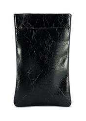 Čierne lesklé puzdro TOREC-1114-99(Z25), pohľad na produkt zozadu na bielom pozadí.