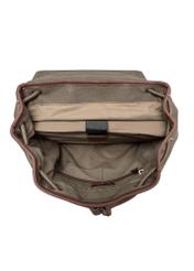 Pánsky khaki batoh TORMN-0371-55(Z25), pohľad na produkt zvnútra na bielom pozadí.