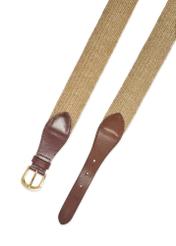 Široký dámsky kožený opasok PASDS-0338-1E(W26), pohľad na sponu produktu na bielom pozadí.