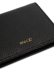 Malá čierna dámska peňaženka POREC-0415-99(W26), detail produktu na bielom pozadí.