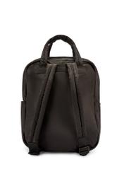 Čierny nylonový dámsky batoh TOREN-0341-99(W26), pohľad na produkt zozadu na bielom pozadí.