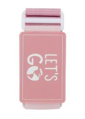 Batožinový pás v ružovej farbe AW-011-0002-5D(W26), pohľad na produkt spredu na bielom pozadí.