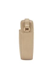 Dámska Béžová malá kožená kabelka TORES-1269-1B(W26)