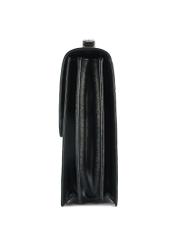 Pánska kožená aktovka TORMS-0478-99(Z25), pohľad na produkt z boku na bielom pozadí.