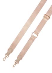 Béžová veľká dámska kabelka TOREN-0345-1A(W26) - pohľad na produkt zhora, na bielom pozadí.