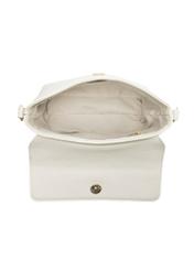 Krémová malá dámska kabelka cez rameno TOREC-0916-0B(W26)