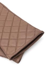 Dámske rukavice z ťavej kože REKDS-0079A-24(Z25), detail produktu, pohľad na bielom pozadí.