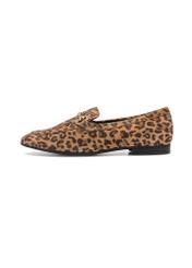Dámske kožené mokasíny s leopardím vzorom BUTYD-1181-86(W25)-08