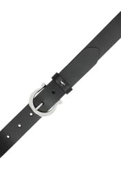 Čierny kožený dámsky opasok PASDS-0274-99(Z26)