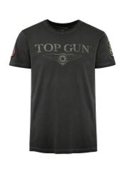 Čierne pánske bavlnené tričko TOP GUN TSHMT-0117-99(Z24)