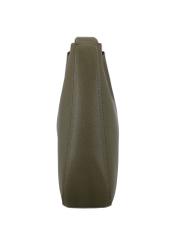 Zelená dámska hobo kabelka TOREC-1257-8B(Z26). Pohľad na produkt zboku na bielom pozadí.