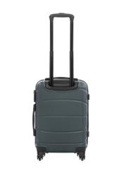 Malý kufor na kolieskach WALAB-0077-8C-19(W26), pohľad na produkt zozadu na bielom pozadí.