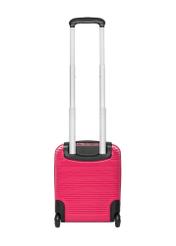 Príručný kufor na kolieskach WALAB-0040-5E-16(W26), pohľad zozadu na bielom pozadí.