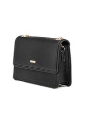 Malá, elegantná dámska kabelka TOREC-1015-99(W26), diagonálny pohľad na produkt na bielom pozadí.