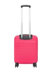 Malý kufor na kolieskach WALAB-0040-5E-19(W26), pohľad na produkt zozadu na bielom pozadí.