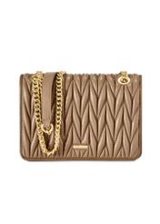 Béžová dámska kabelka s retiazkou TOREC-1102-24(Z25)