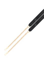 Čierna dámska kabelka s monogramom TOREC-0536-9P(Z26)