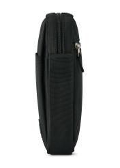Čierna pánska taška TORMN-0384-99(Z25), pohľad na produkt z boku na bielom pozadí.