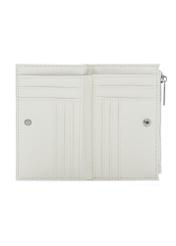 Stredne krémová dámska peňaženka POREC-0428-0B(W26), pohľad na produkt vo vnútri na bielom pozadí.