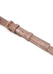 Dámska polkruhová kabelka cez rameno béžovej farby TOREC-1184-1D(W26), detailný záber produktu, pohľad na bielom pozadí.