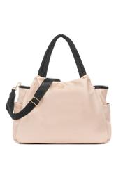 Púdrovo ružová taška pre mamičku TOREN-0308-5A(W26) - pohľad spredu na produkt na bielom pozadí.