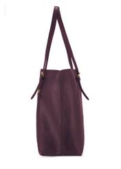 Bordová veľká kabelka typu shopper TOREC-1088-49(Z25)