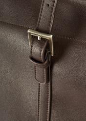 Veľká hnedá dámska shopper kabelka TOREC-1067-89(Z25)